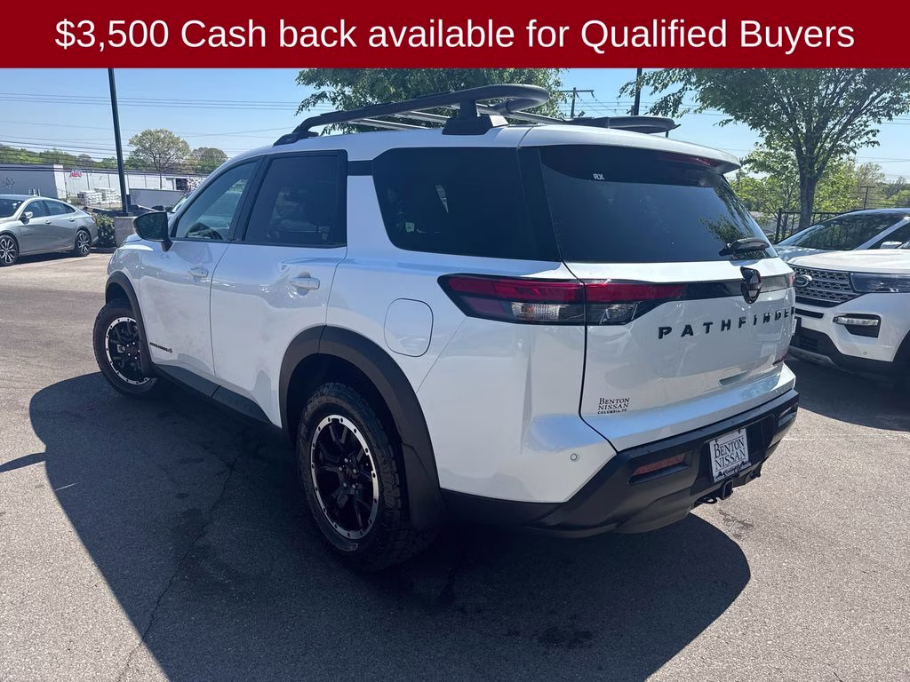 2026 Everest White Pearl Tricoat Nissan Pathfinder Rock Creek 4X4 SUV