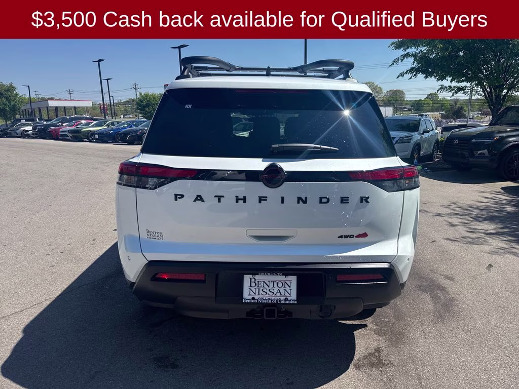 2026 Everest White Pearl Tricoat Nissan Pathfinder Rock Creek 4X4 SUV