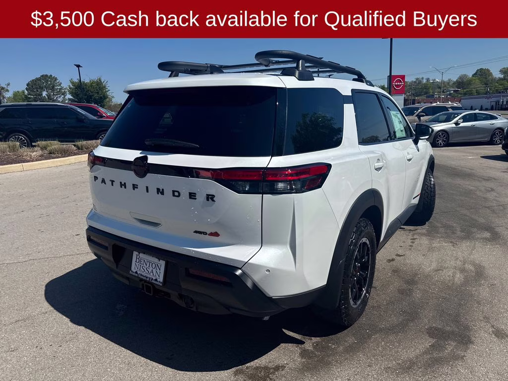 2026 Everest White Pearl Tricoat Nissan Pathfinder Rock Creek 4X4 SUV