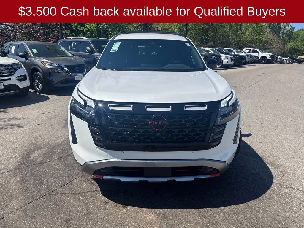 2026 Everest White Pearl Tricoat Nissan Pathfinder Rock Creek 4X4 SUV