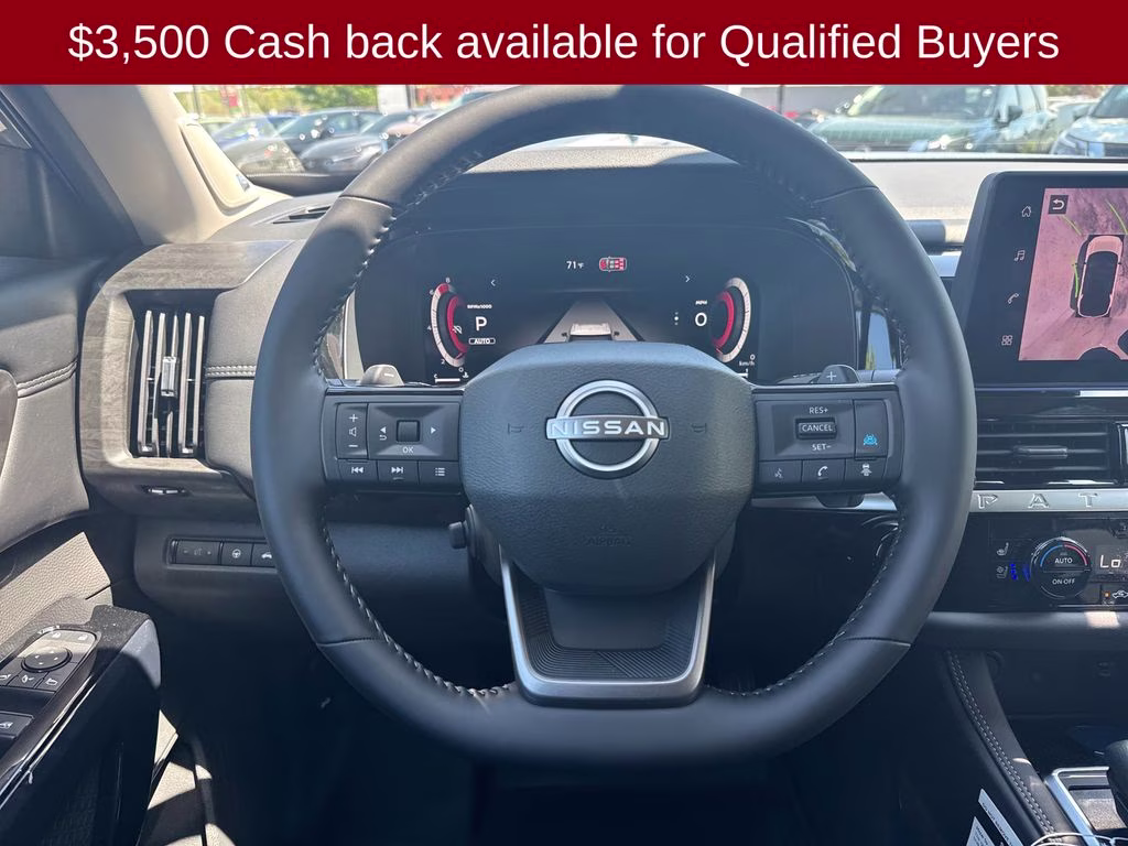 2026 Boulder Gray/Super Black Nissan Pathfinder Platinum 4X4 SUV