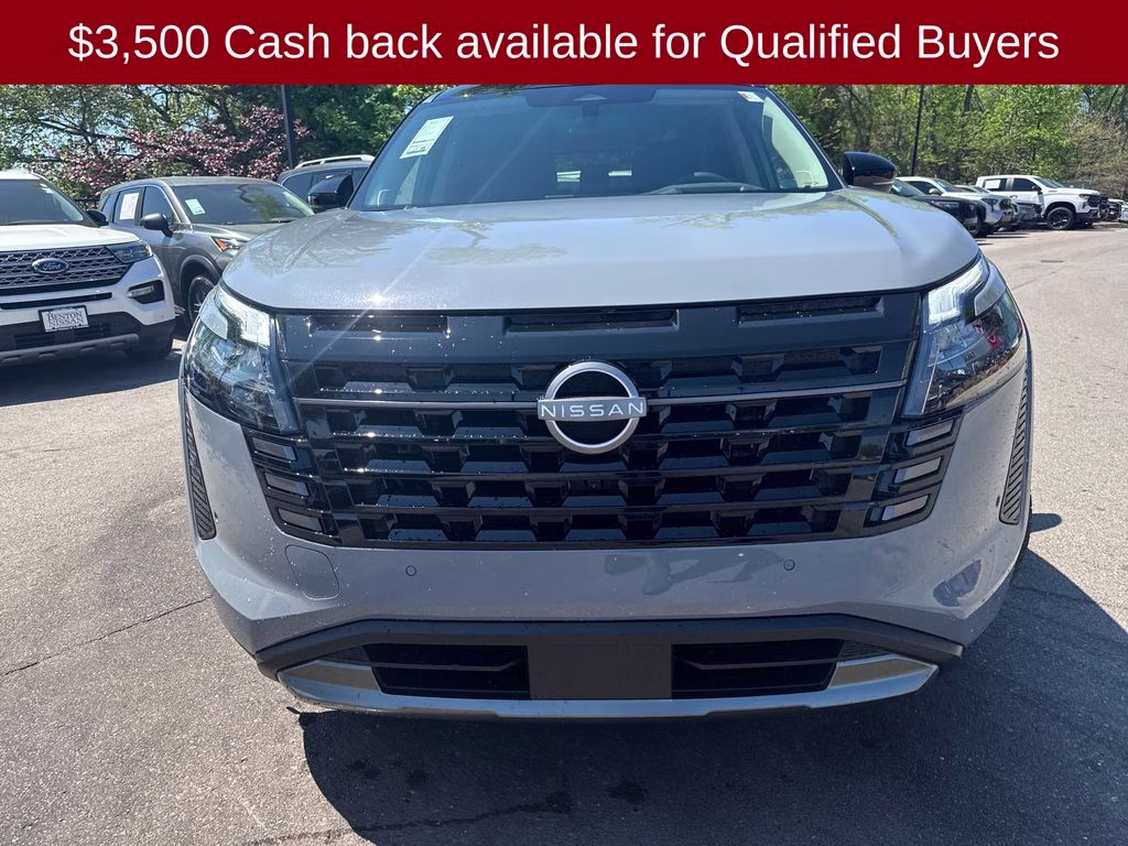 2026 Boulder Gray/Super Black Nissan Pathfinder Platinum 4X4 SUV