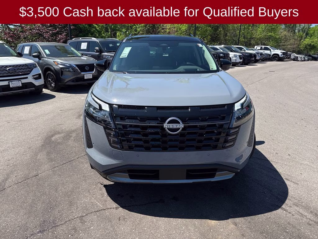 2026 Boulder Gray/Super Black Nissan Pathfinder Platinum 4X4 SUV