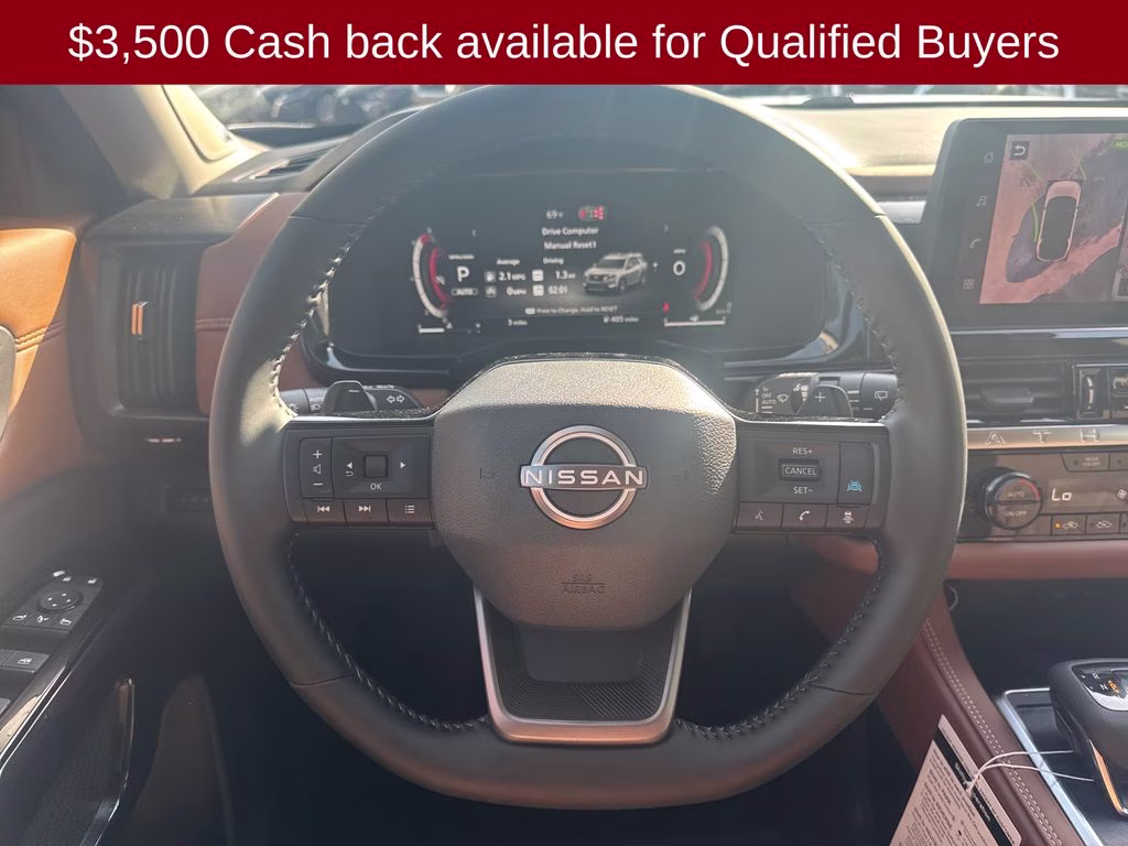 2026 Everest White Pearl Tricoat Nissan Pathfinder Platinum 4X4 SUV