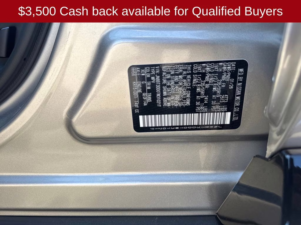 2026 Champagne Silver/Black Nissan Rogue Platinum AWD SUV