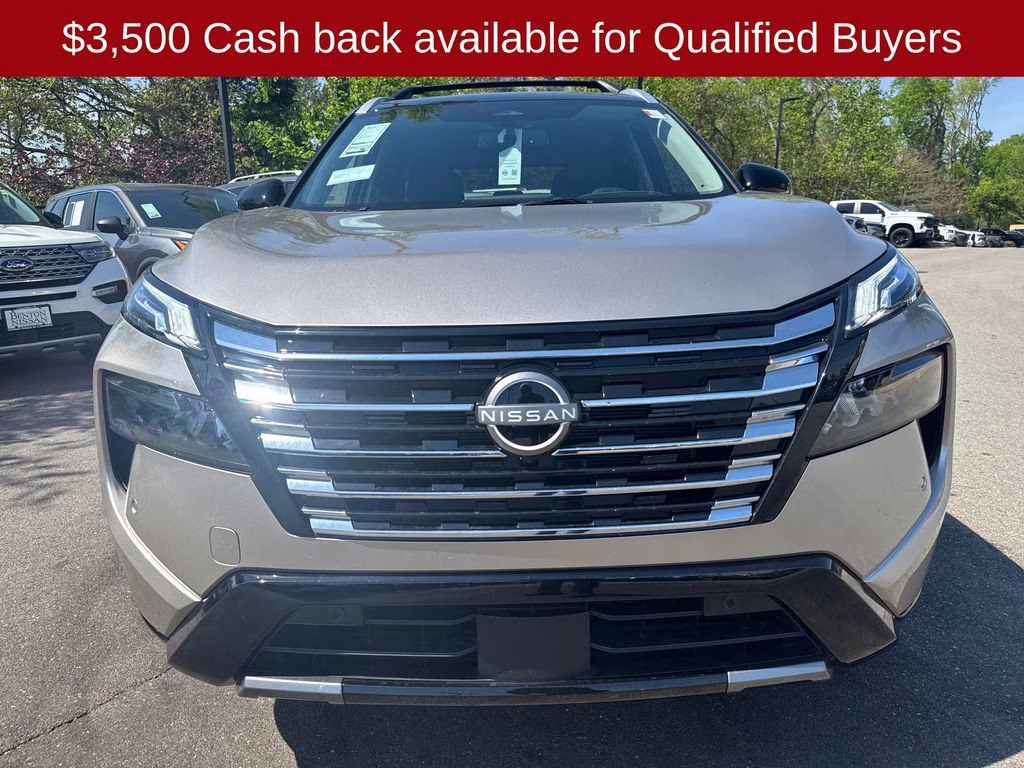 2026 Champagne Silver/Black Nissan Rogue Platinum AWD SUV
