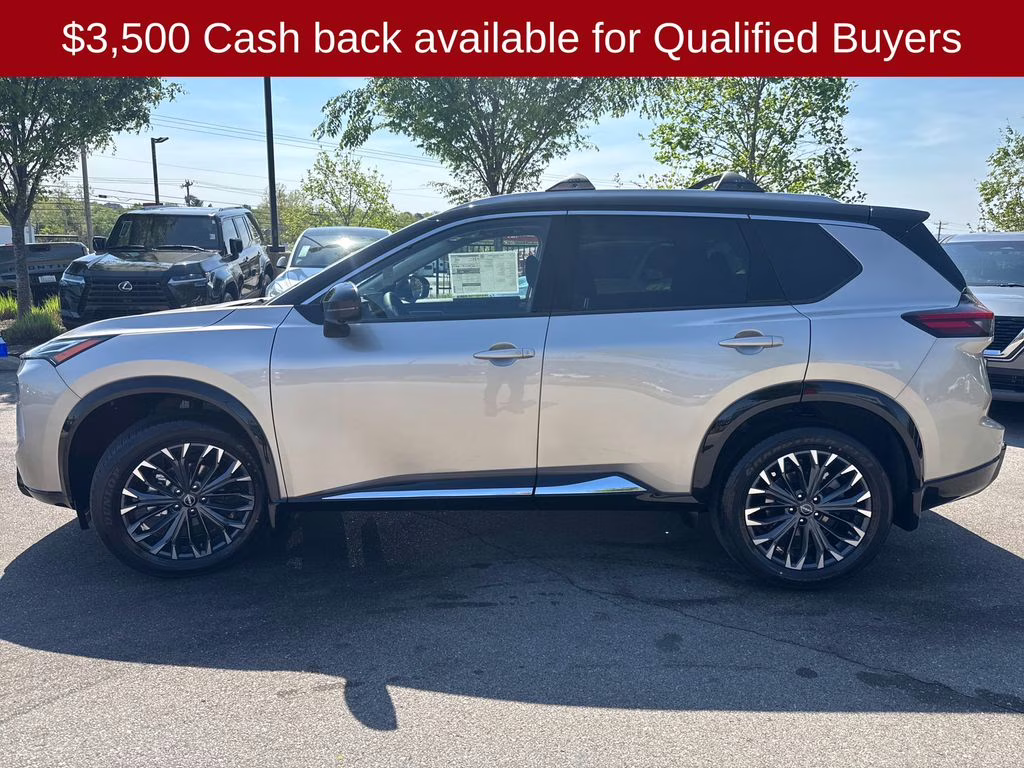 2026 Champagne Silver/Black Nissan Rogue Platinum AWD SUV