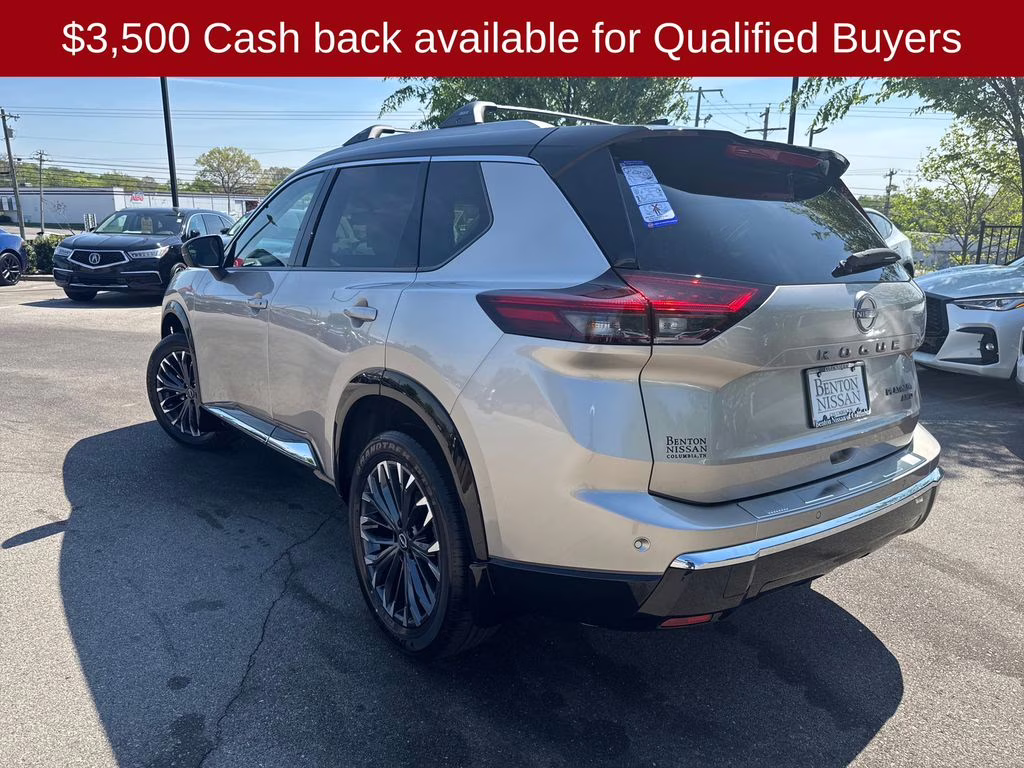 2026 Champagne Silver/Black Nissan Rogue Platinum AWD SUV
