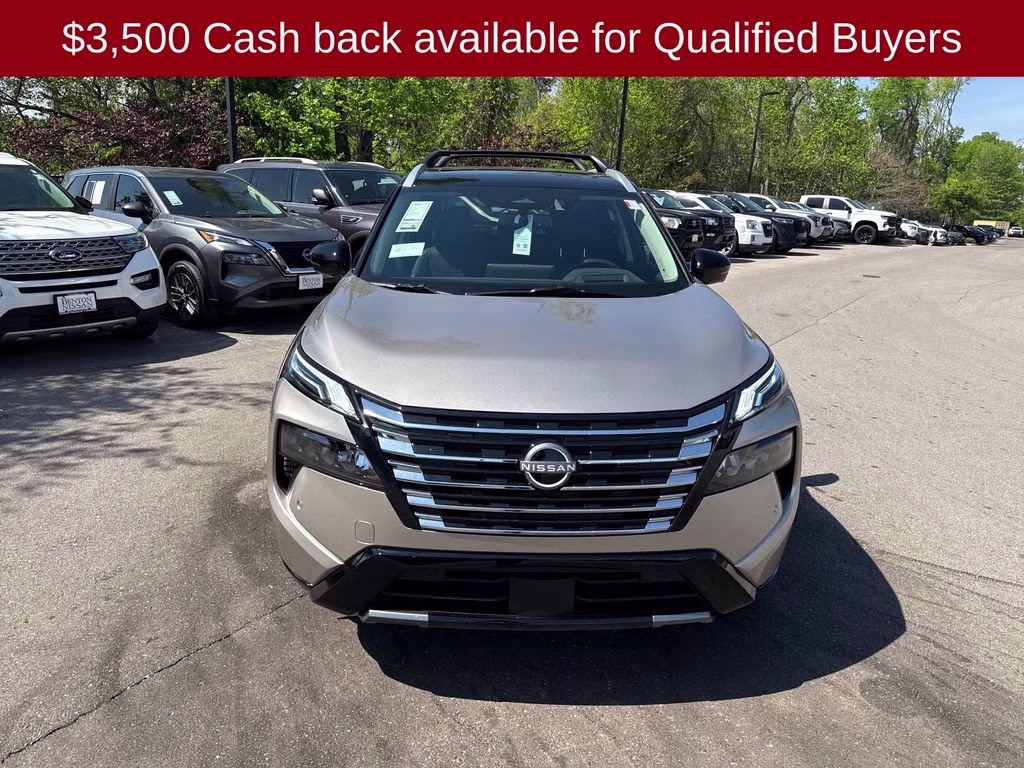 2026 Champagne Silver/Black Nissan Rogue Platinum AWD SUV
