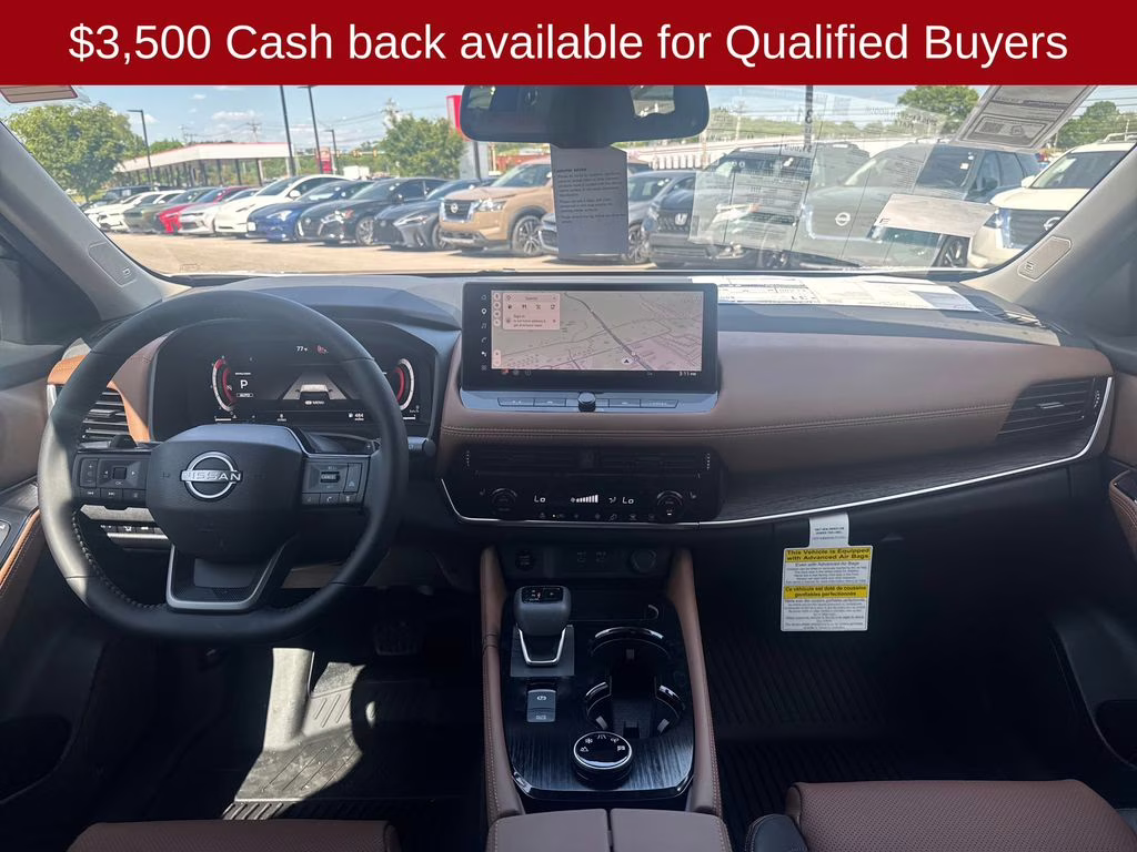 2026 Everest White Pearl/Super Black Nissan Rogue Platinum AWD SUV