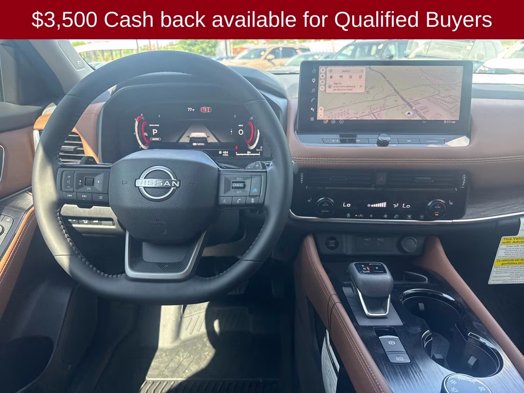 2026 Everest White Pearl/Super Black Nissan Rogue Platinum AWD SUV