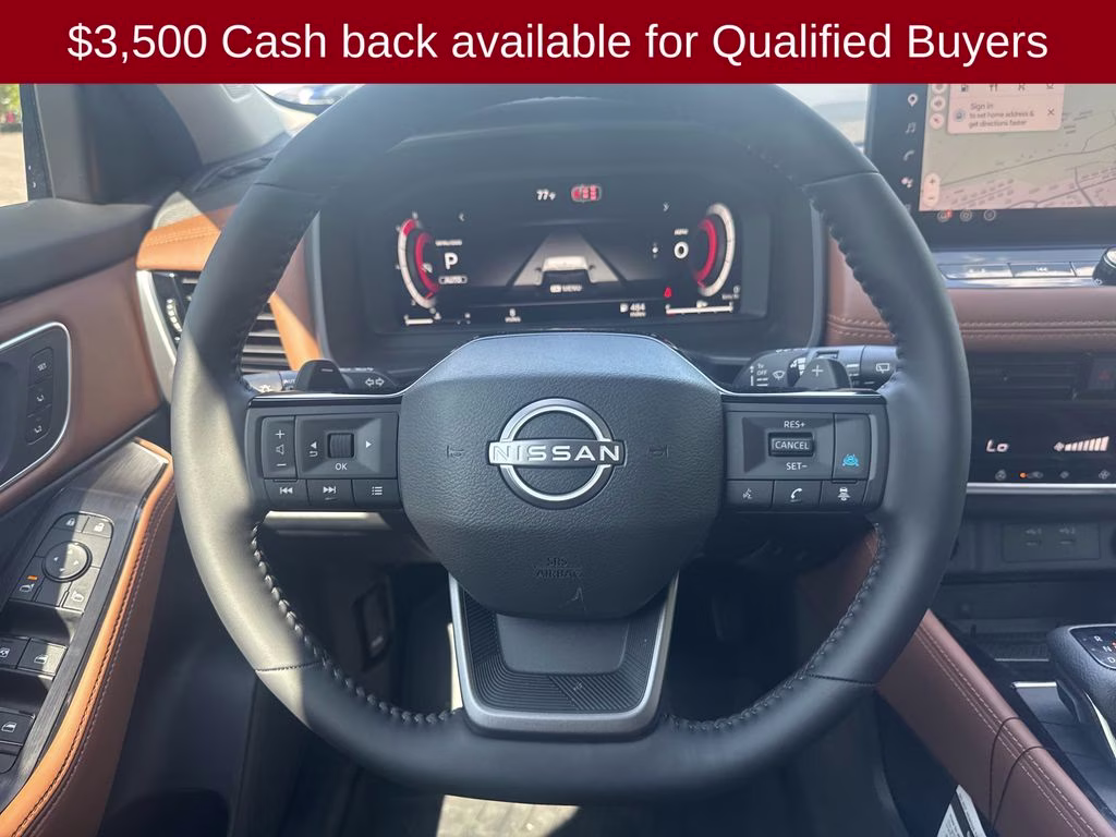 2026 Everest White Pearl/Super Black Nissan Rogue Platinum AWD SUV