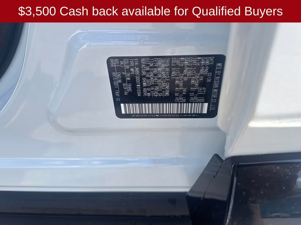 2026 Everest White Pearl/Super Black Nissan Rogue Platinum AWD SUV