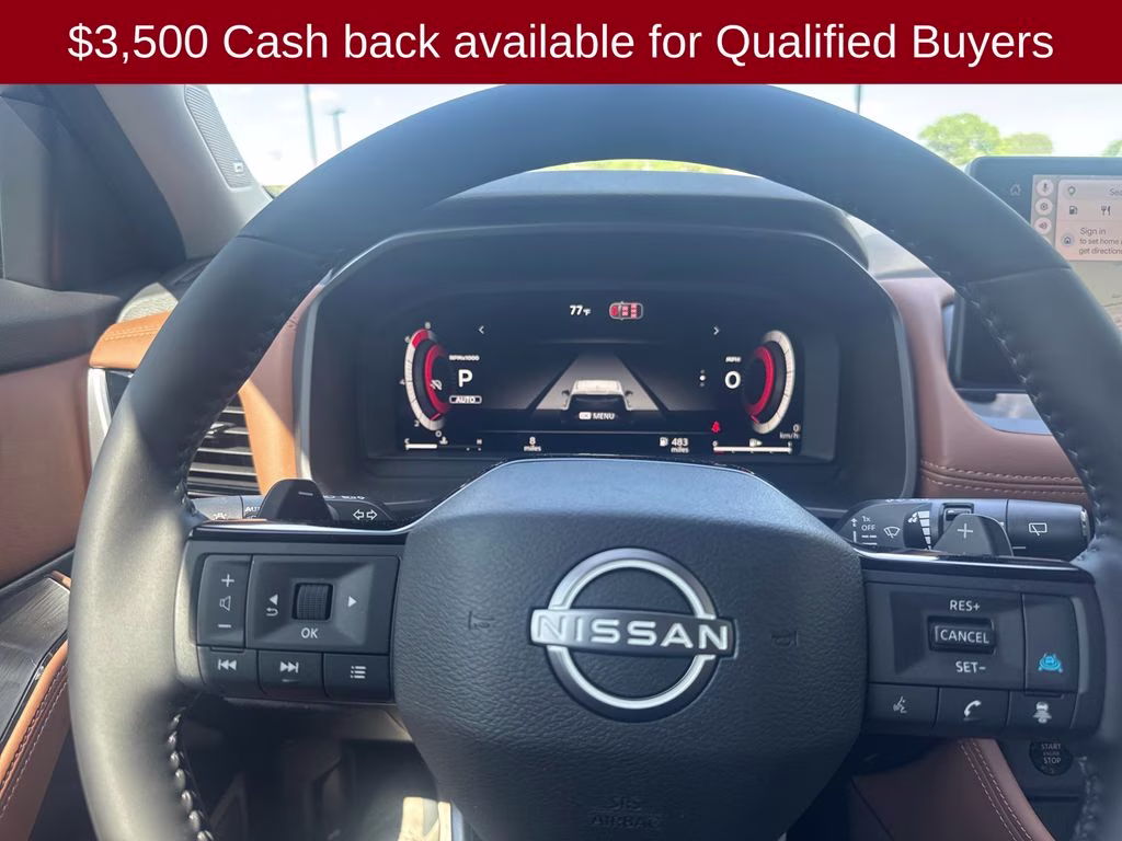 2026 Everest White Pearl/Super Black Nissan Rogue Platinum AWD SUV