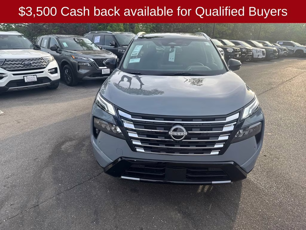 2026 Boulder Gray/Super Black Nissan Rogue Platinum AWD SUV