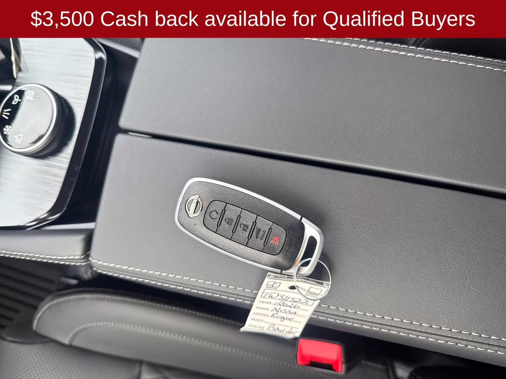 2026 Boulder Gray/Super Black Nissan Rogue Platinum AWD SUV