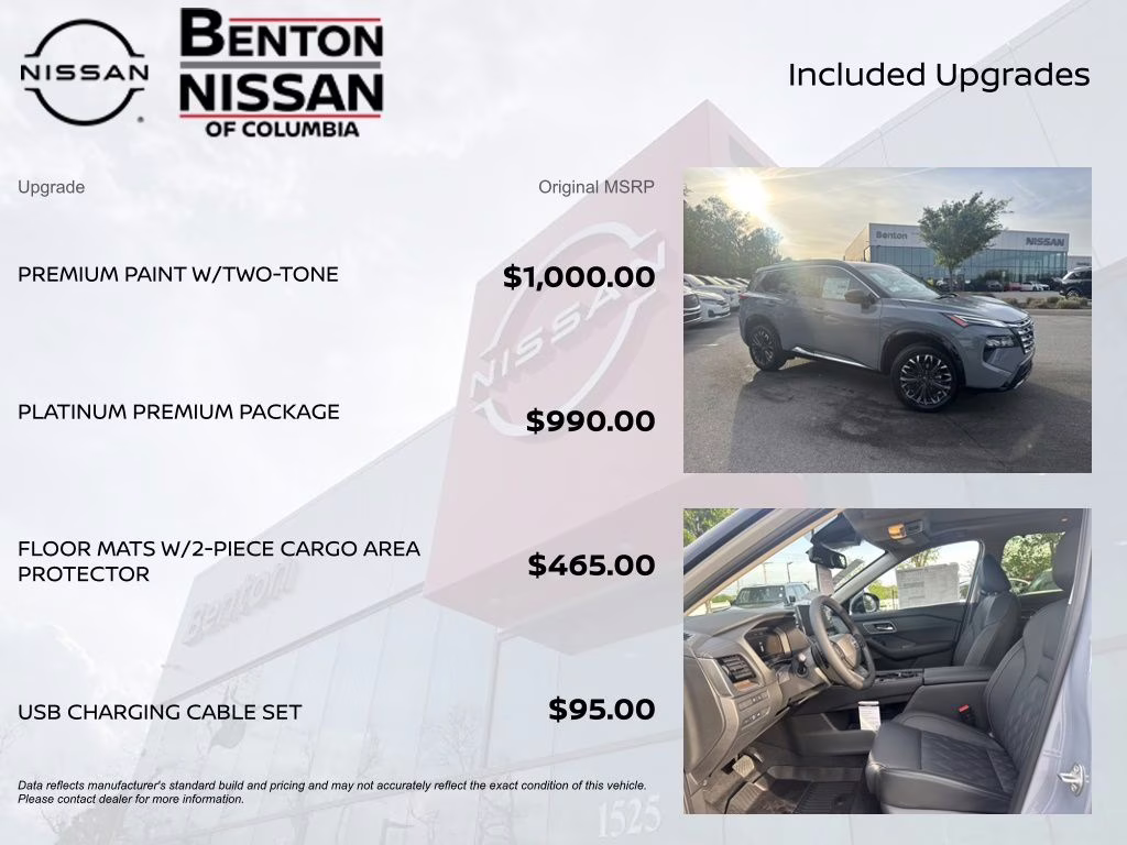 2026 Boulder Gray/Super Black Nissan Rogue Platinum AWD SUV