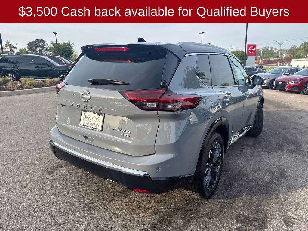 2026 Boulder Gray/Super Black Nissan Rogue Platinum AWD SUV
