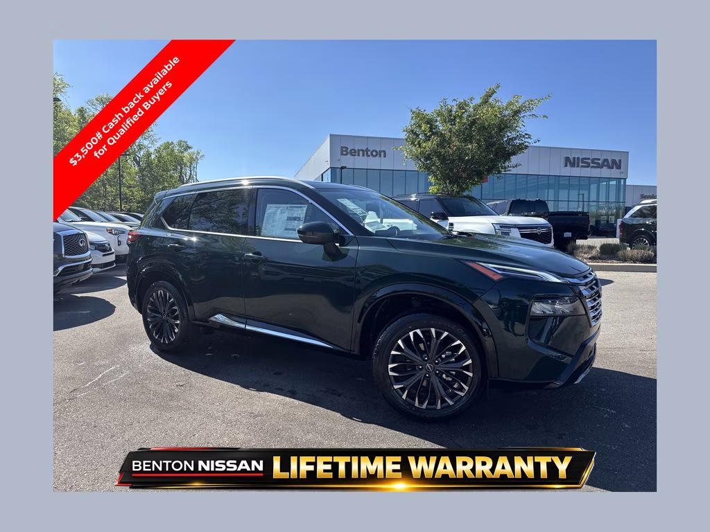 2026 Obsidian Green Nissan Rogue Platinum AWD SUV