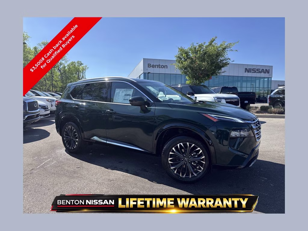 2026 Obsidian Green Nissan Rogue Platinum AWD SUV