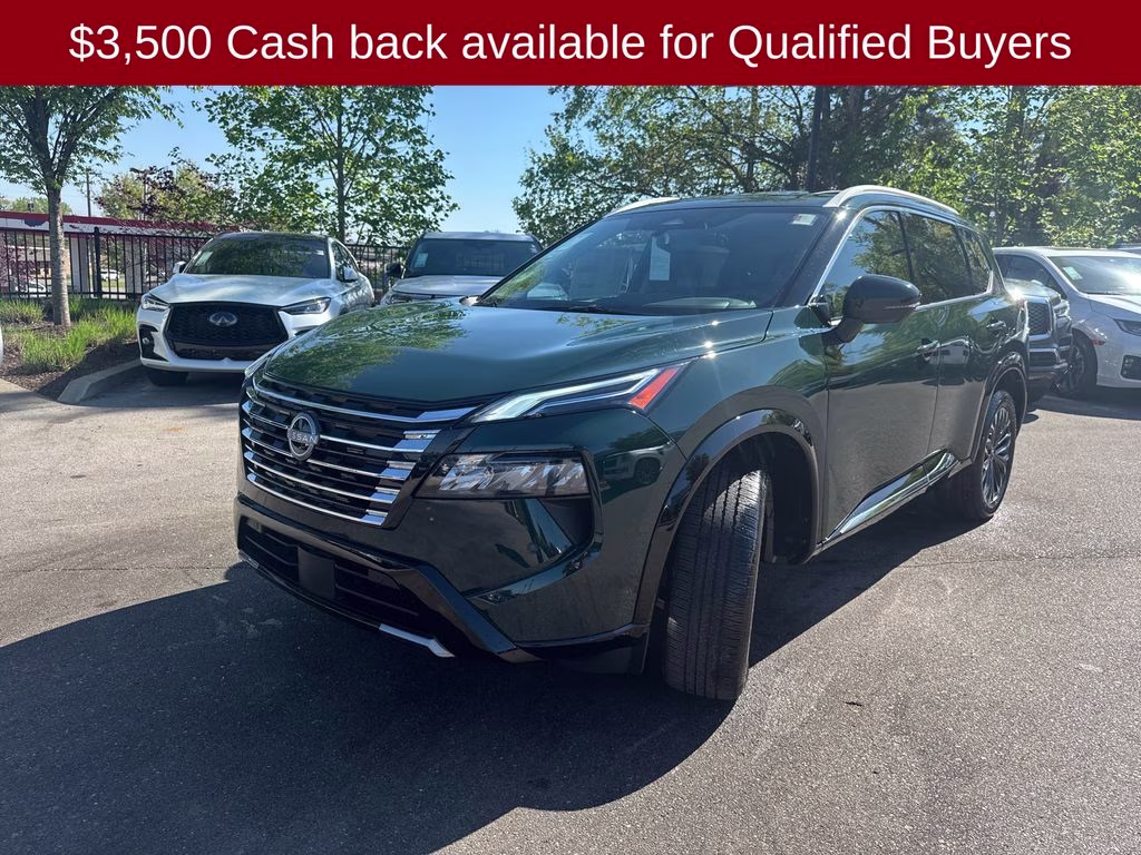 2026 Obsidian Green Nissan Rogue Platinum AWD SUV