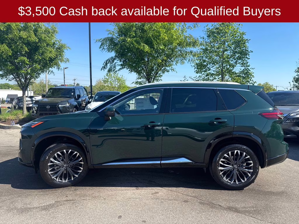 2026 Obsidian Green Nissan Rogue Platinum AWD SUV