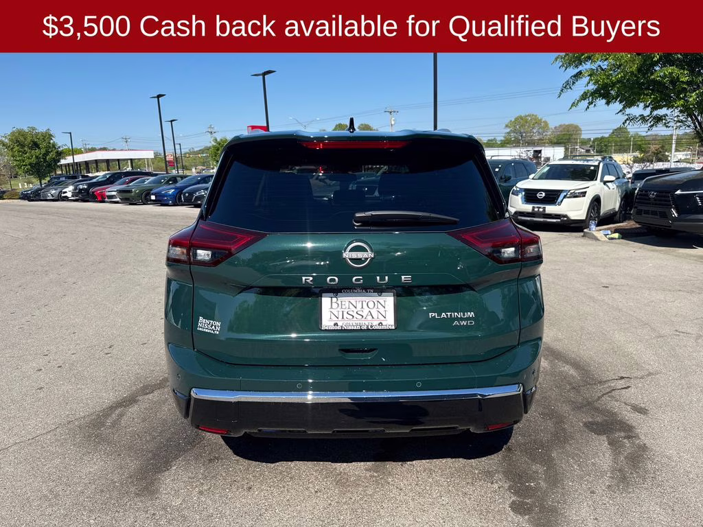 2026 Obsidian Green Nissan Rogue Platinum AWD SUV