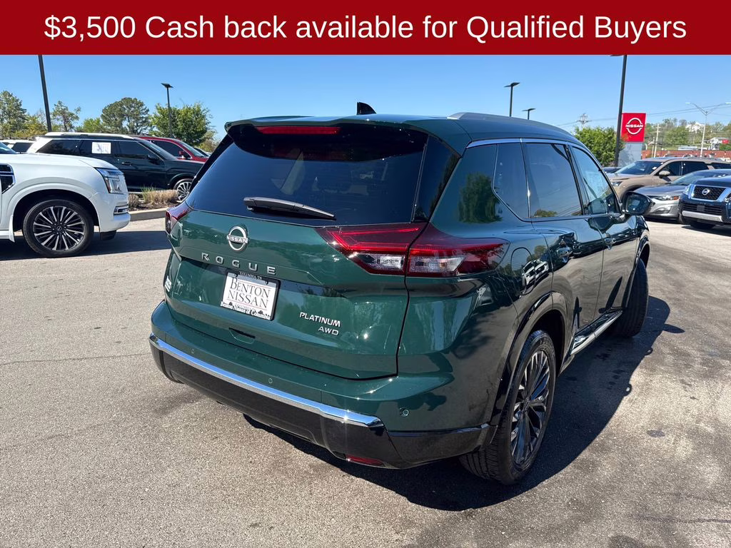 2026 Obsidian Green Nissan Rogue Platinum AWD SUV