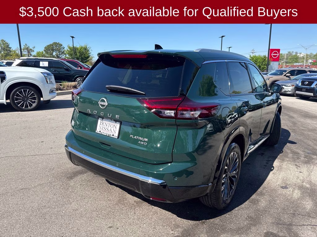 2026 Obsidian Green Nissan Rogue Platinum AWD SUV