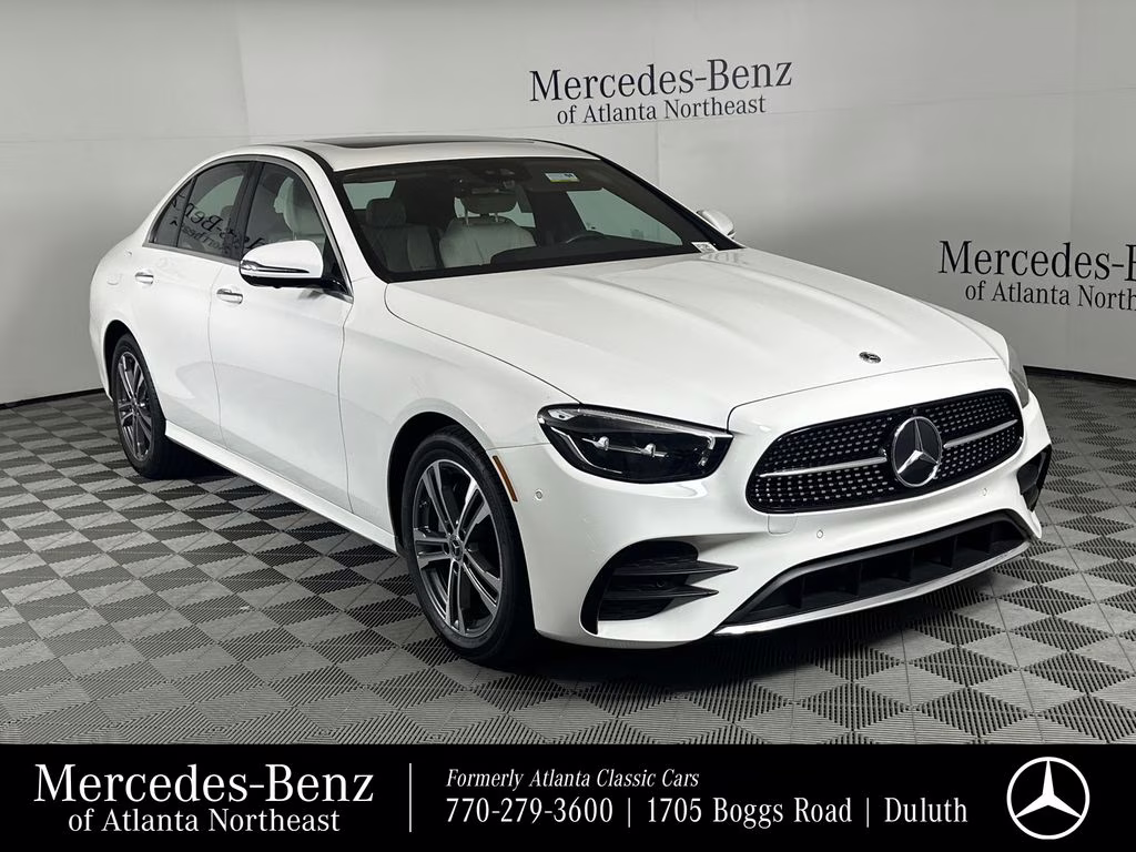 2023 Polar White Mercedes-Benz E-Class E 350 AWD Sedan