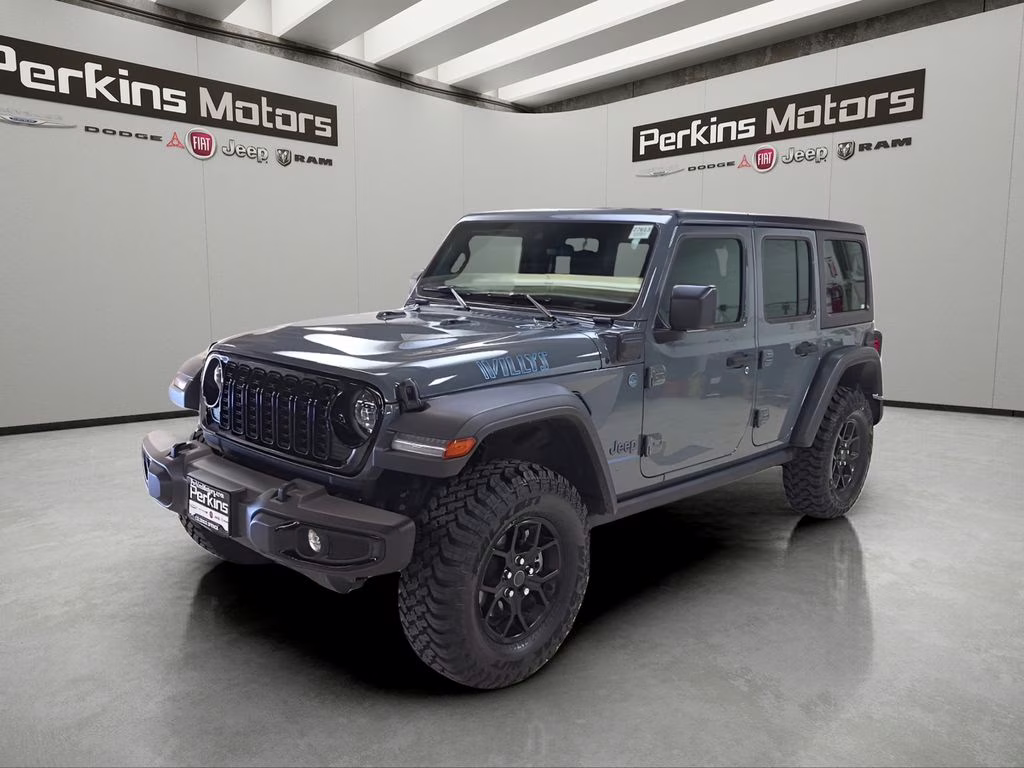 2025 Anvil Clear Coat Jeep Wrangler 4xe Willys 4X4 SUV