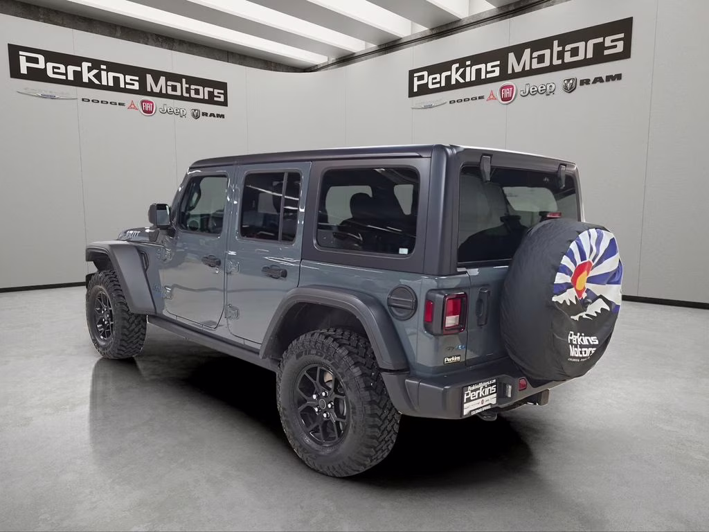 2025 Anvil Clear Coat Jeep Wrangler 4xe Willys 4X4 SUV