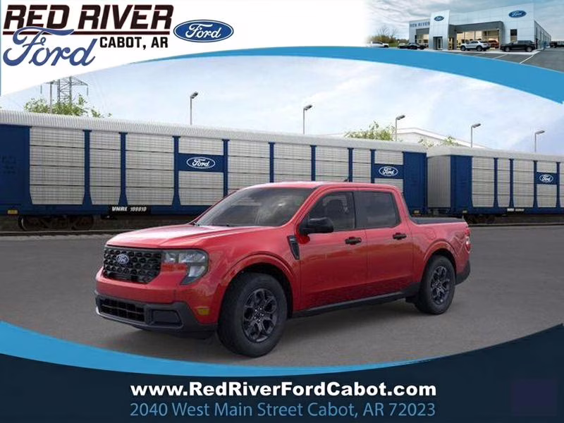 2026 Ruby Red Metallic Tinted Clearcoat Ford Maverick XLT FWD Truck