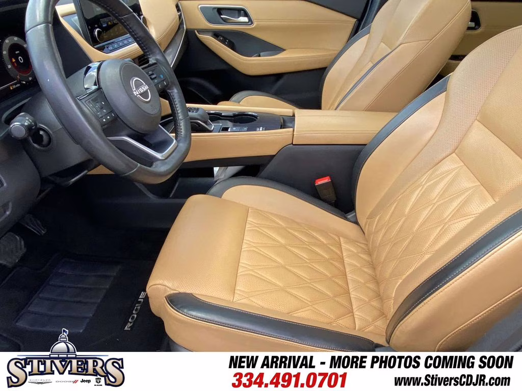 2023 Caspian Blue Metallic/Super Black Nissan Rogue Platinum FWD SUV