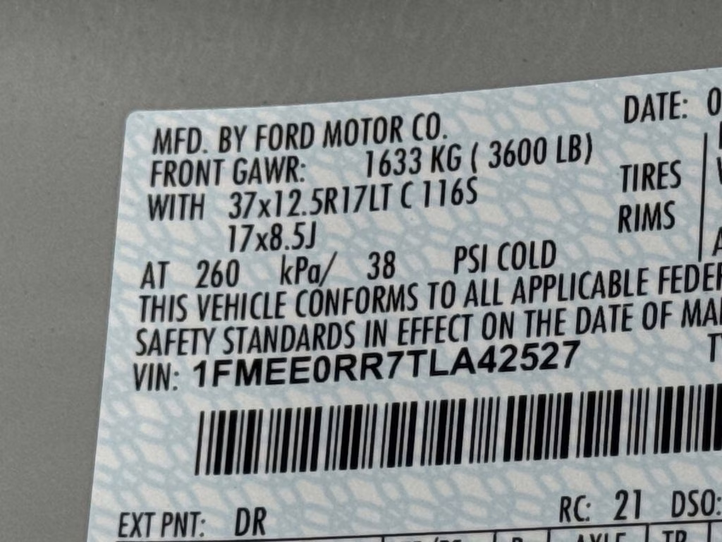 2026 Avalanche Ford Bronco Raptor 4X4 SUV