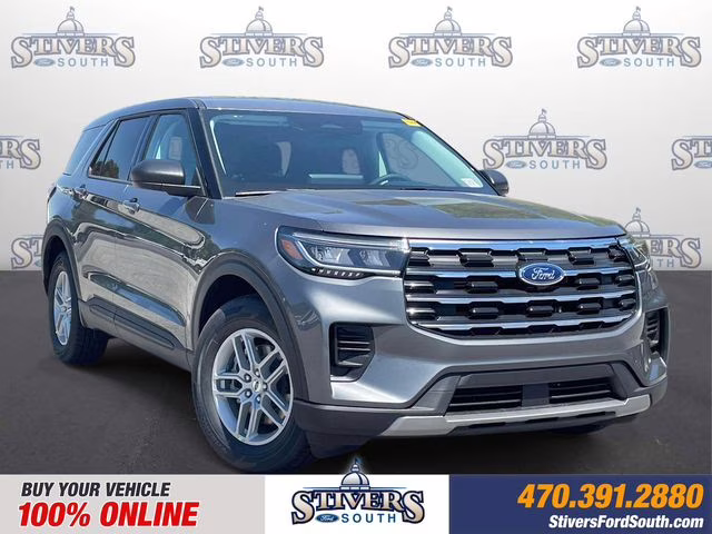 2026 Gray Metallic Ford Explorer Active RWD SUV