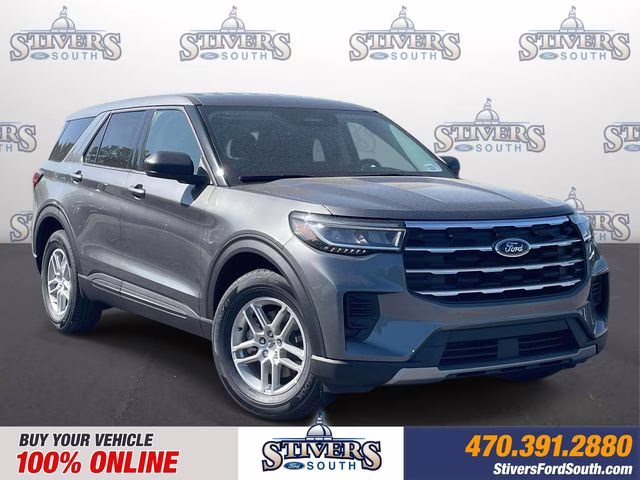 2026 Gray Metallic Ford Explorer Active RWD SUV