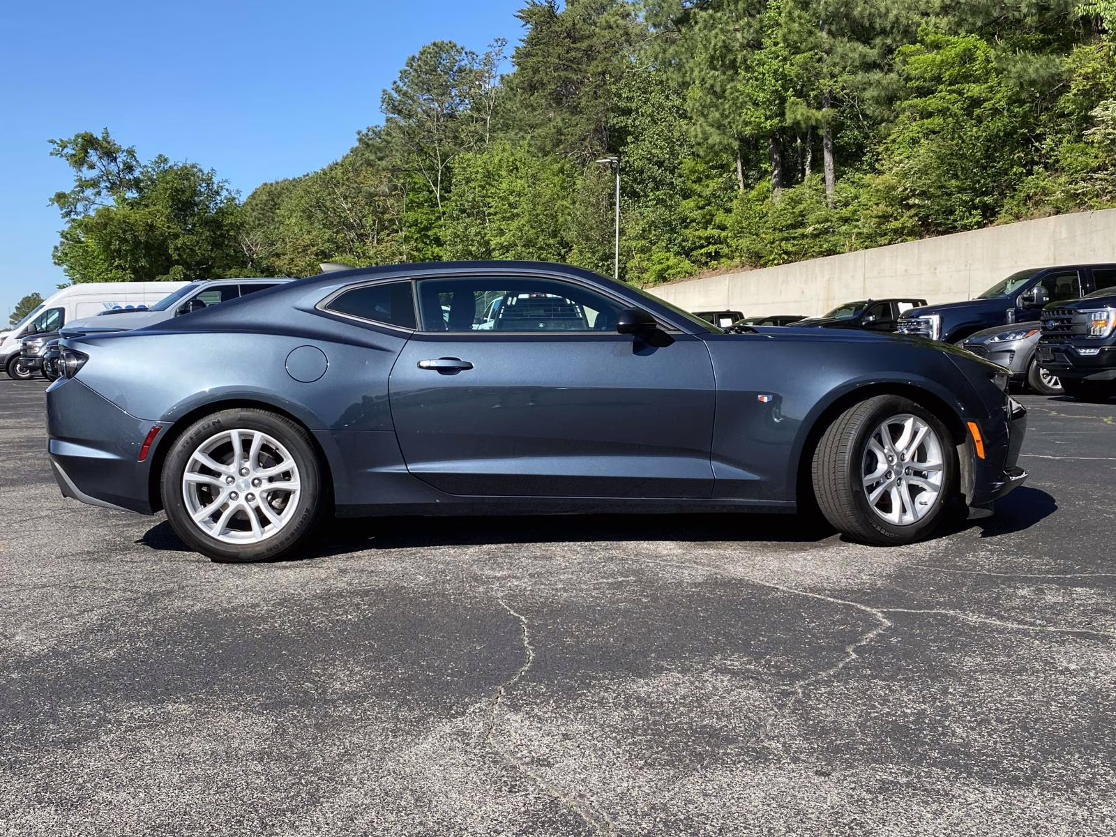 2020 Shadow Gray Metallic Chevrolet Camaro 1LS RWD Coupe