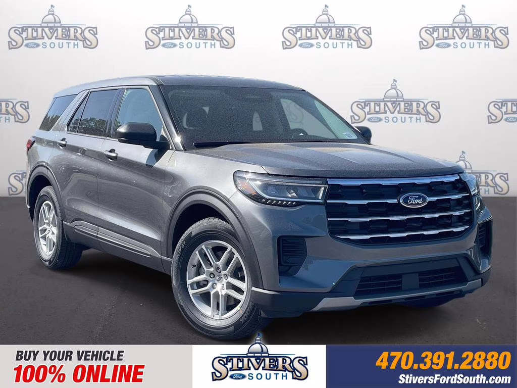2026 Gray Metallic Ford Explorer Active RWD SUV