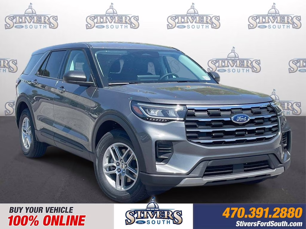 2026 Gray Metallic Ford Explorer Active RWD SUV