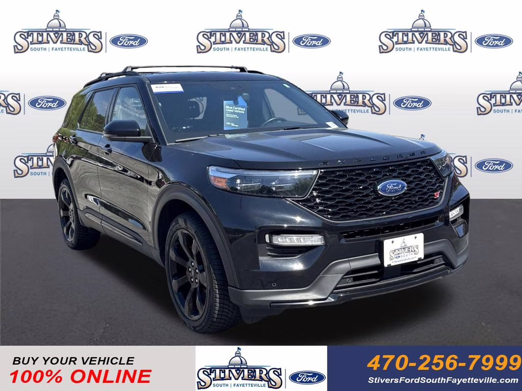 2023 Black Metallic Ford Explorer ST 4X4 SUV