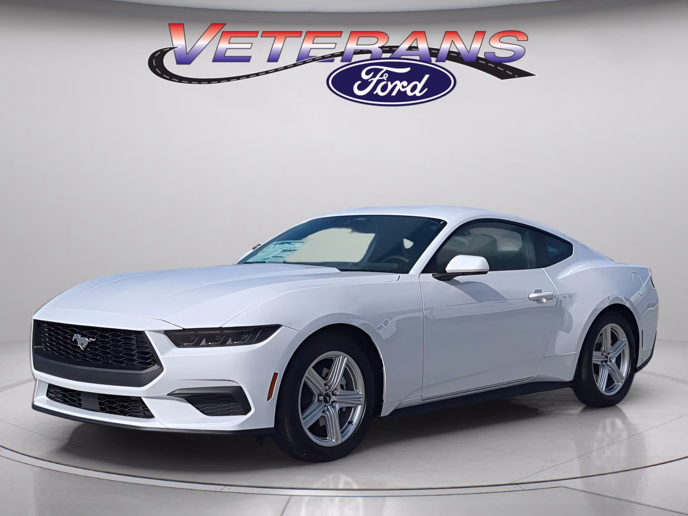 2026 Oxford White Ford Mustang EcoBoost RWD Coupe