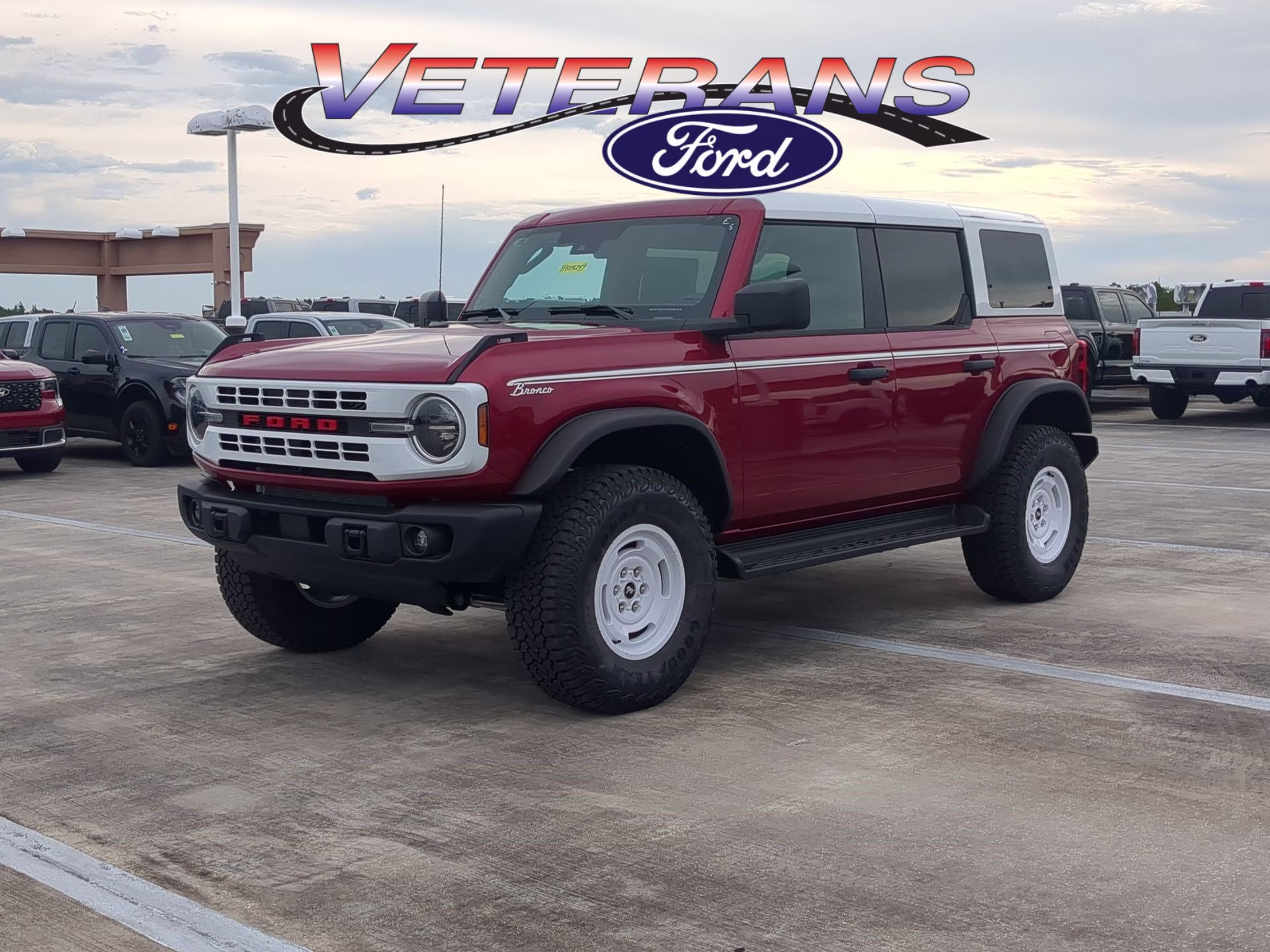 2026 Ruby Red Metallic Tinted Clearcoat Ford Bronco Heritage Edition 4X4 Convertible