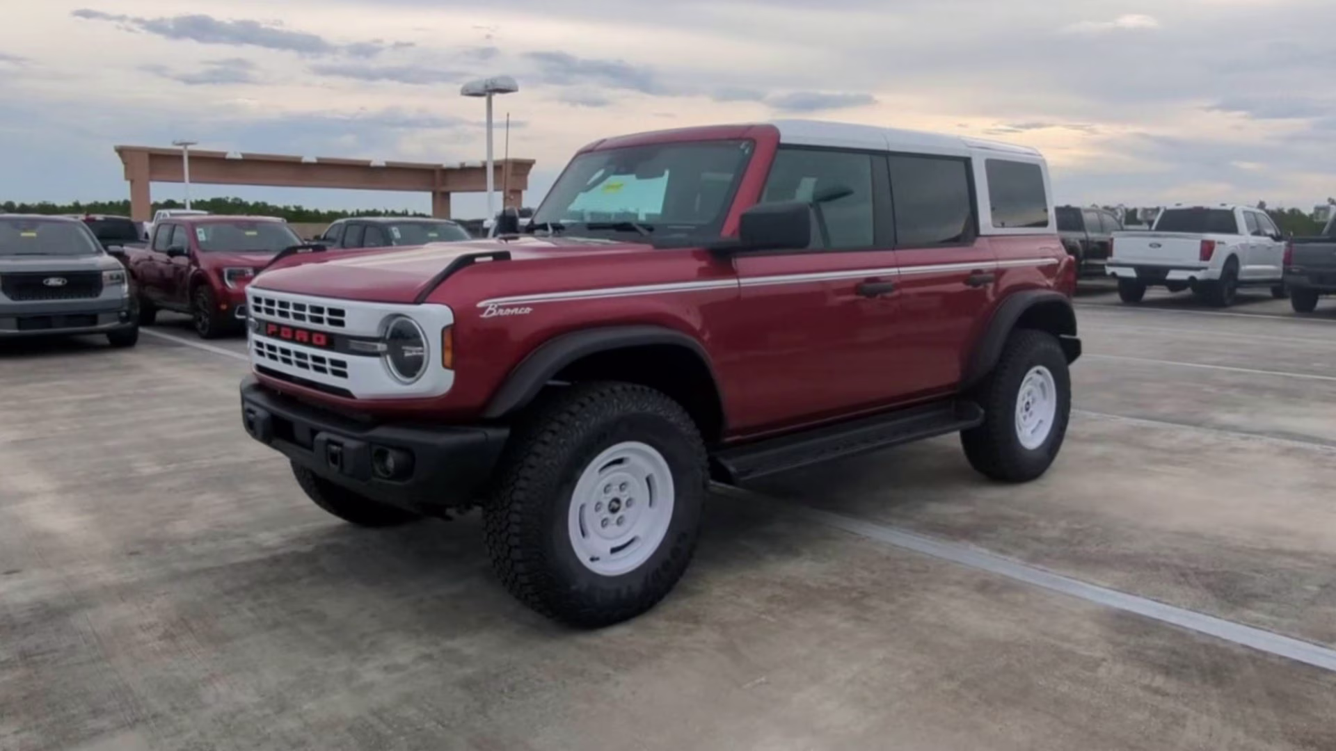 2026 Ruby Red Metallic Tinted Clearcoat Ford Bronco Heritage Edition 4X4 Convertible