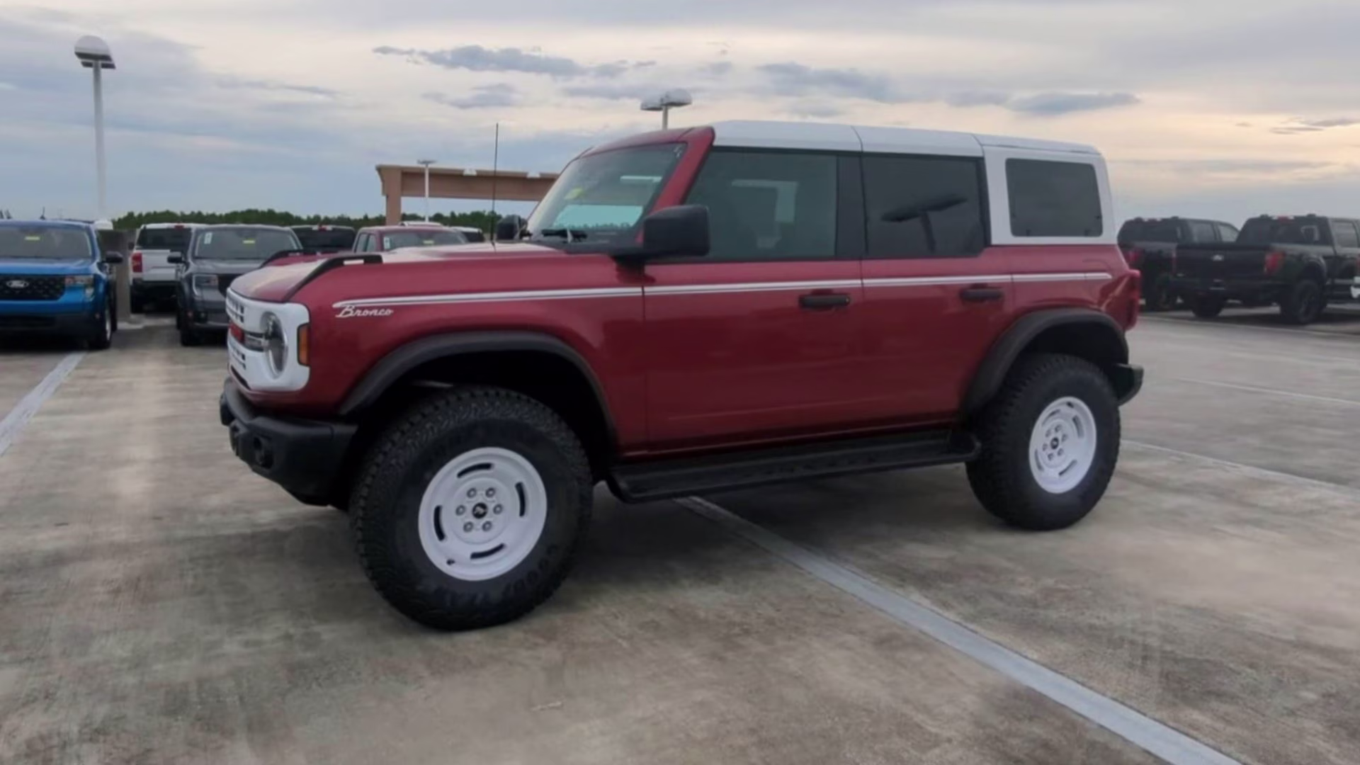 2026 Ruby Red Metallic Tinted Clearcoat Ford Bronco Heritage Edition 4X4 Convertible