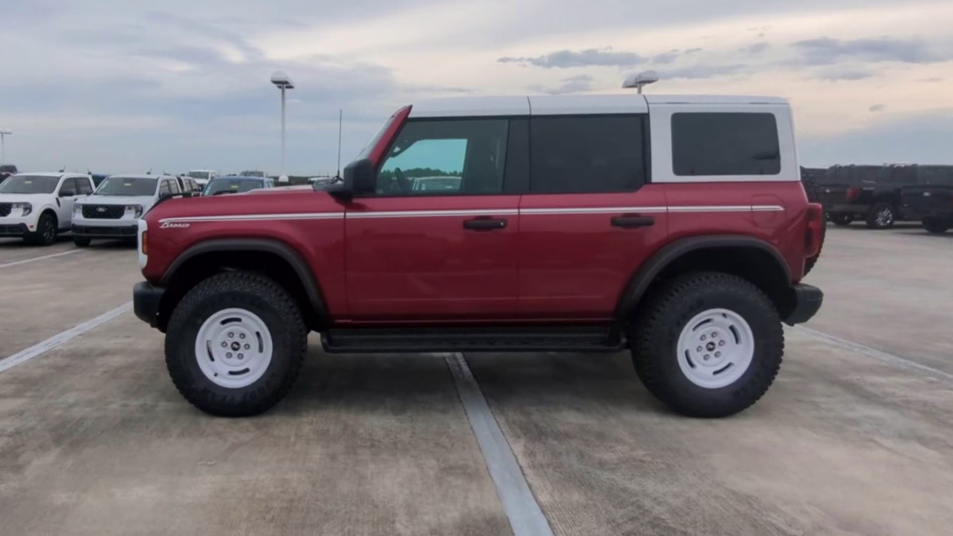 2026 Ruby Red Metallic Tinted Clearcoat Ford Bronco Heritage Edition 4X4 Convertible