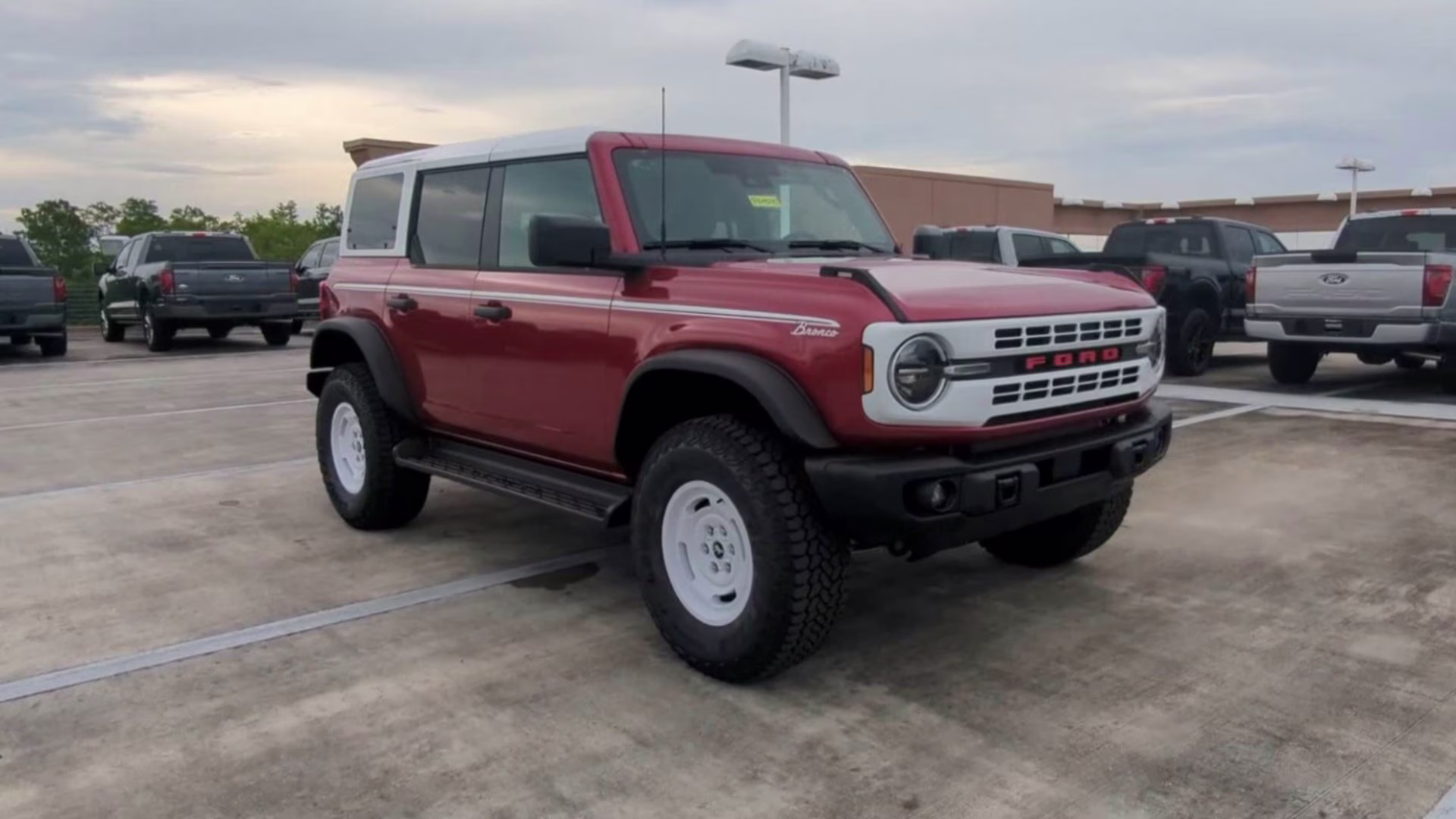 2026 Ruby Red Metallic Tinted Clearcoat Ford Bronco Heritage Edition 4X4 Convertible