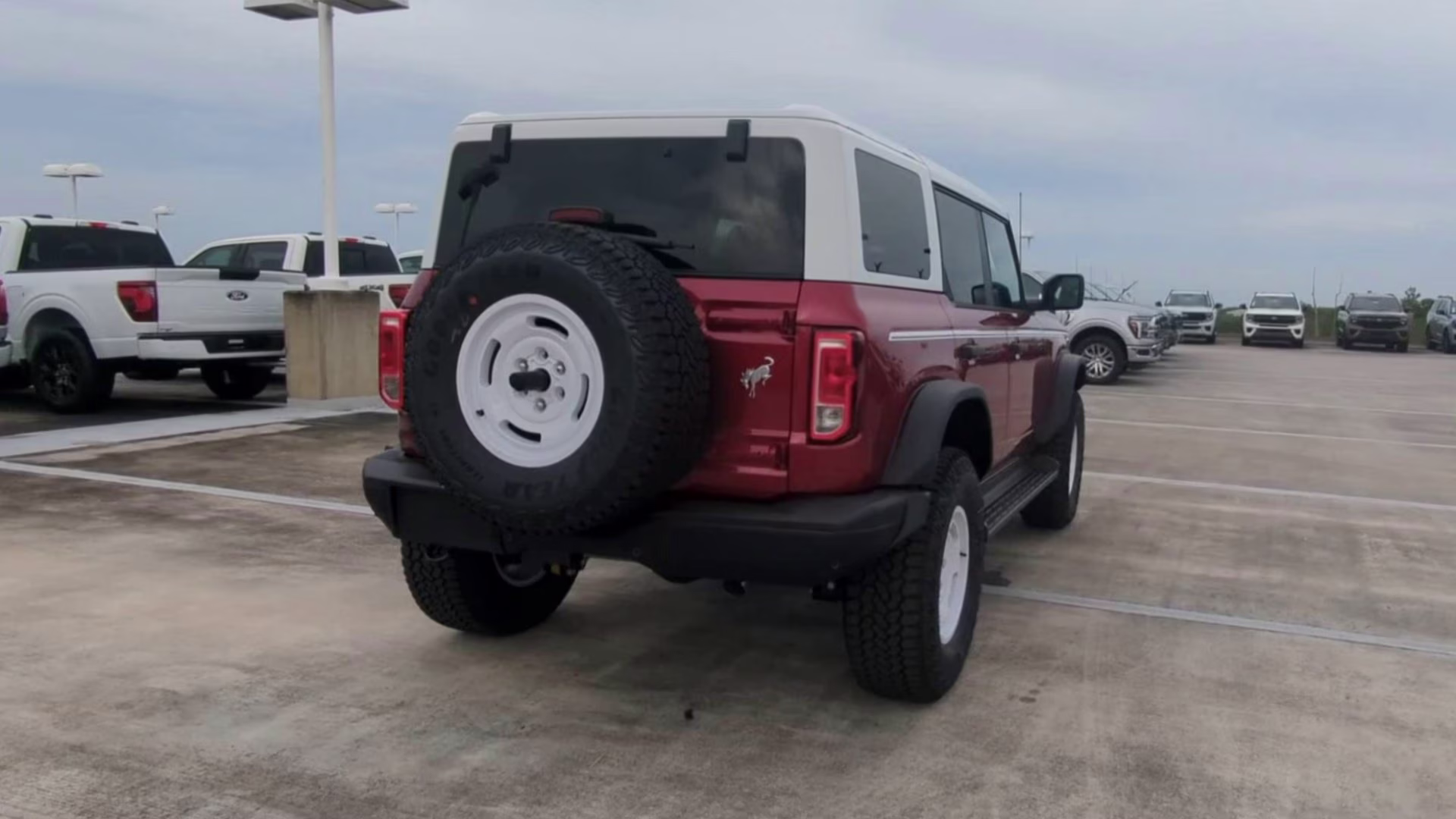 2026 Ruby Red Metallic Tinted Clearcoat Ford Bronco Heritage Edition 4X4 Convertible