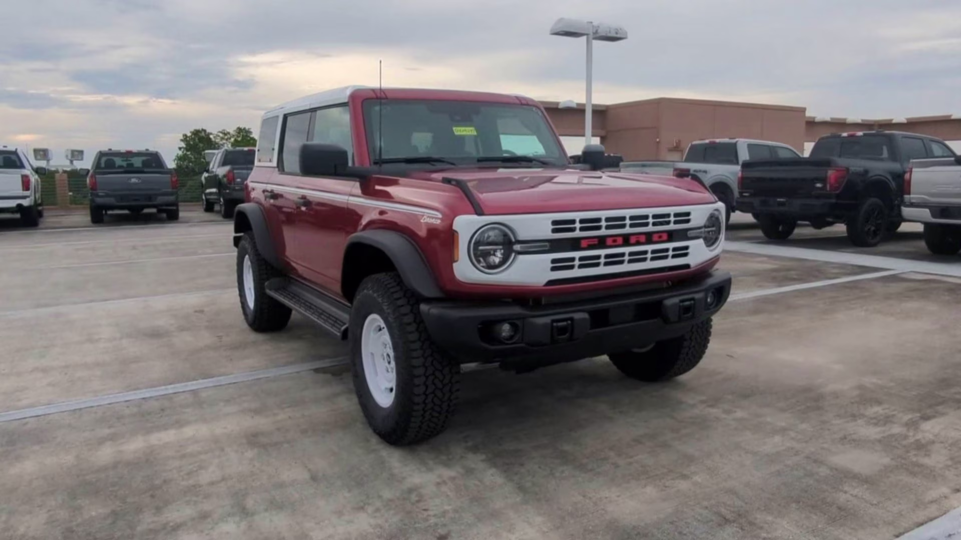 2026 Ruby Red Metallic Tinted Clearcoat Ford Bronco Heritage Edition 4X4 Convertible