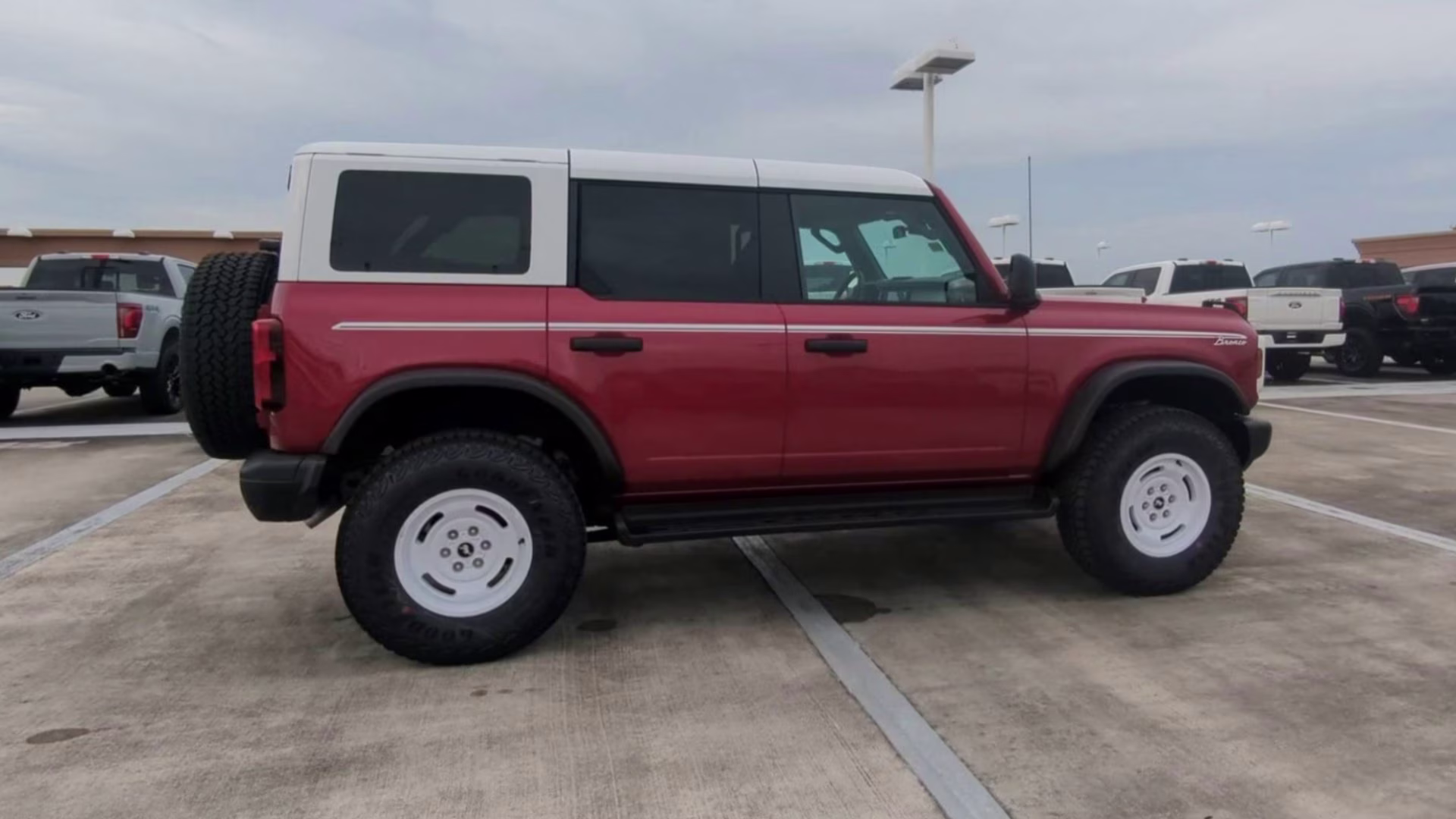 2026 Ruby Red Metallic Tinted Clearcoat Ford Bronco Heritage Edition 4X4 Convertible